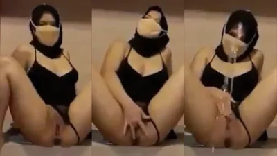 Tante Hijab Squirt Kayak Air mancur